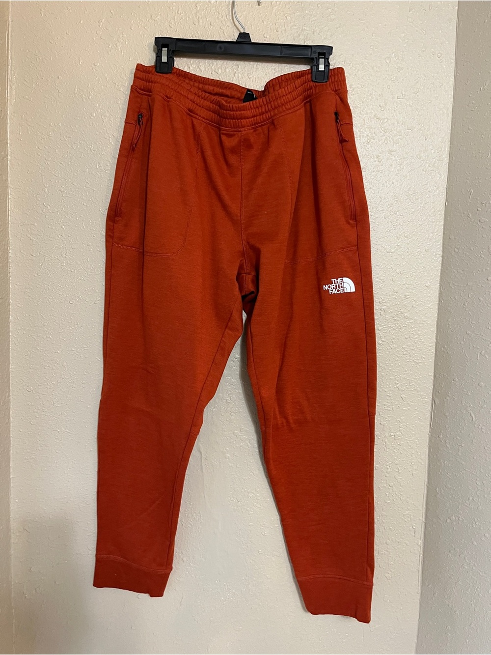The North Face Men's Rust Orange Jogger Sweatpants